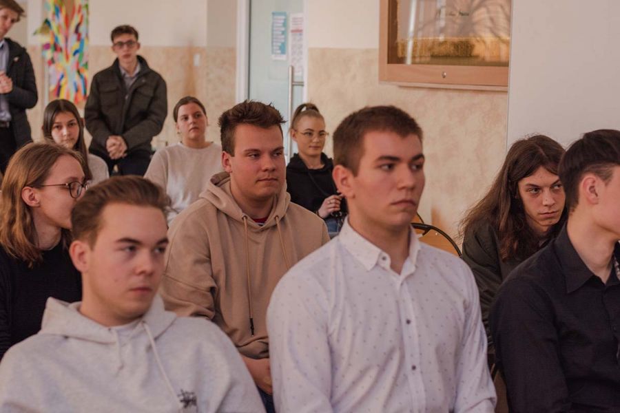 Publiczność konkursu pięknego czytania